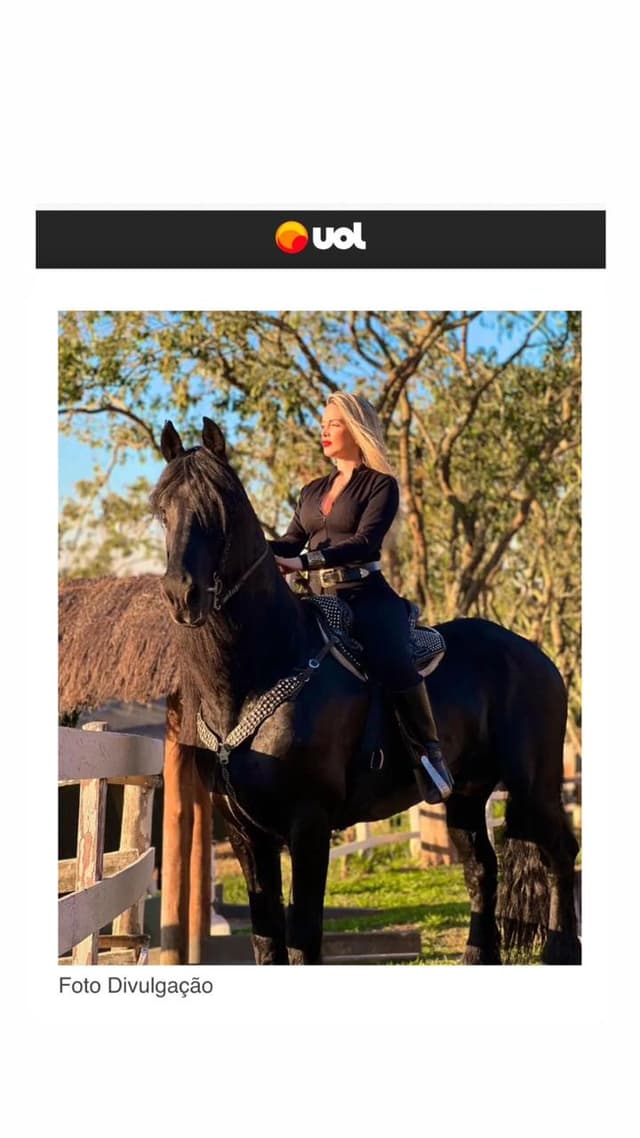 Matéria de jornal virtual sobre a Caroline Ribeiro